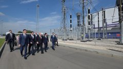 Михаил Мишустин принял участие в запуске электросетевой  ПС 500 кВ «Пахра» 